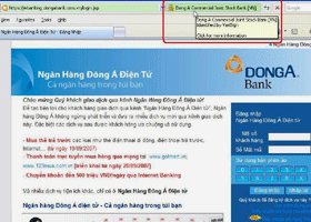 Giao dịch Điện tử với DongA Bank – Công nghệ bảo mật hàng đầu