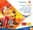 Giảm 10% tối đa 100.000 VNĐ cho thẻ Visa DongA Bank thứ 4 hàng tuần