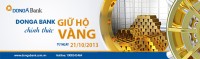 Thông báo v/v Chính sách của dịch vụ giữ hộ vàng tại DongA Bank
