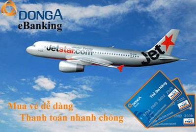 Cùng DongA eBanking tham gia đợt khuyến mãi mới của Jetstar Pacific